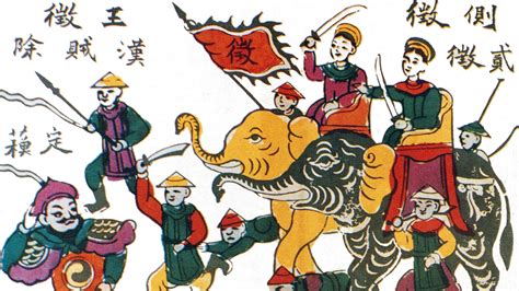 The Trung Sisters' Rebellion: Against Chinese Domination and for Vietnamese Independence