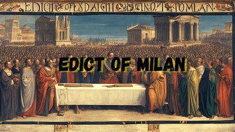 The Edictof Milan Religious Tolerance and Imperial Consolidation in the Roman Empire